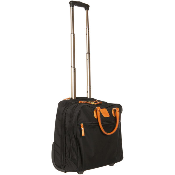 Bric's X -Bag X -Travel Trolley Business Briefcase - Black/Tan