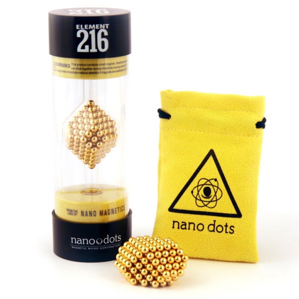 Nanodots Magnetic Constructors Gold - 216 Dots
