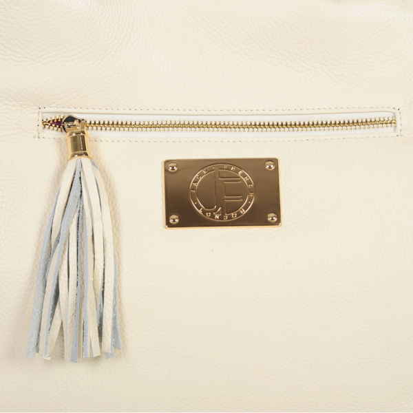 Jack French Women's 'The Belgrave' Leather Tote - Cream