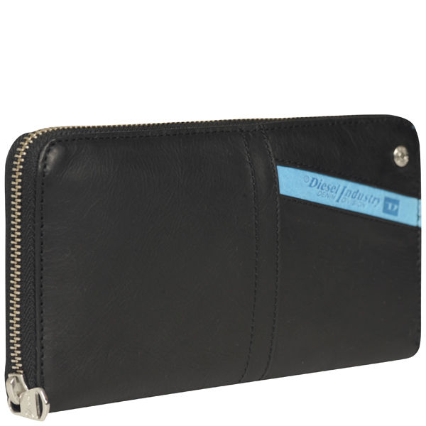 Diesel Fresh & Bright Granato F&B Waxed Leather Purse