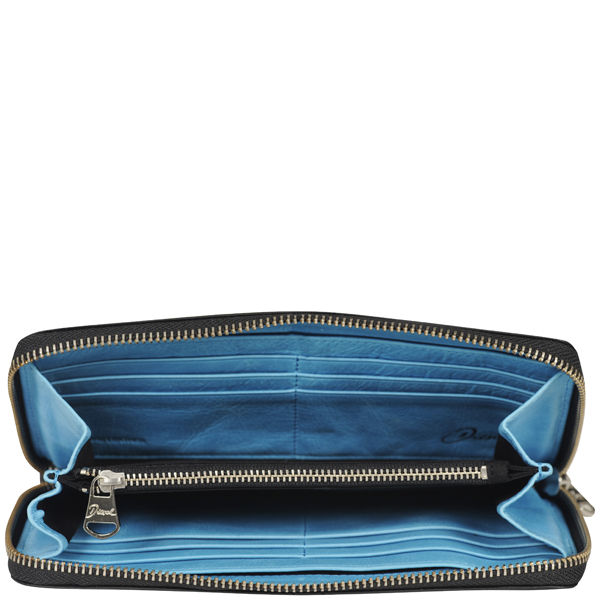 Diesel Fresh & Bright Granato F&B Waxed Leather Purse