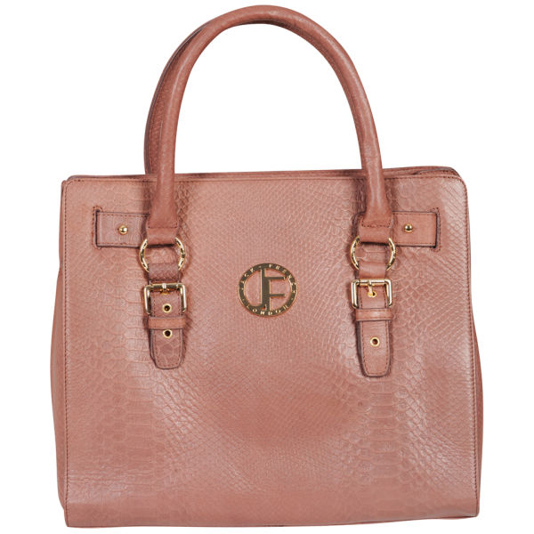 Jack French Women's 'The Mount' Patent Leather Tote Bag - Rust