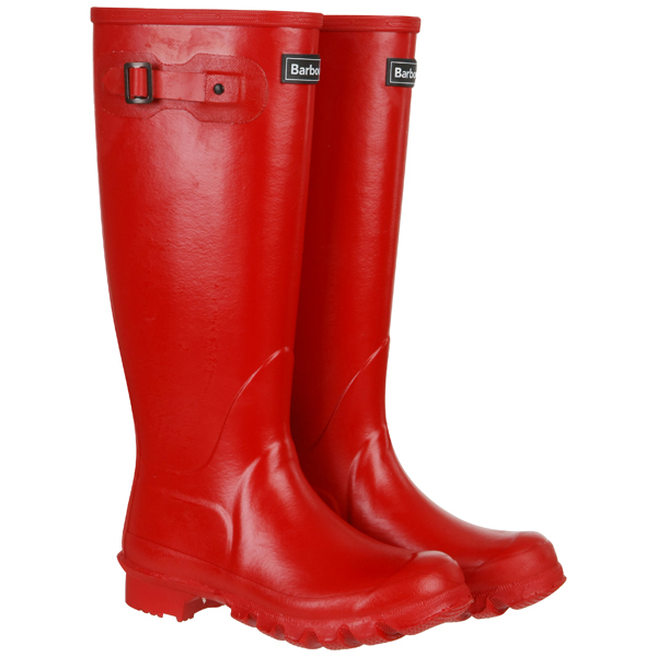 Red barbour wellies cheap