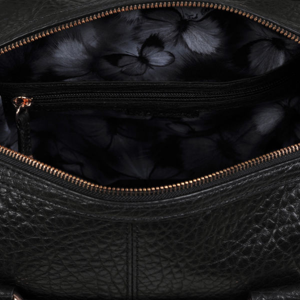 Ted Baker Auklet Leather Bow Bowler Bag - Black