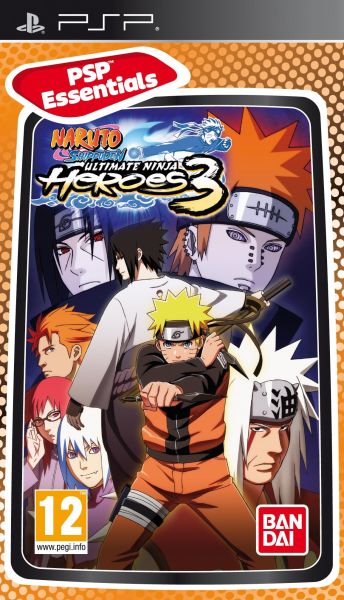 PSP＆カセット Naruto Shippuden Ultimate Ninja Heroes 3 (Essentials) | Zavvi UK