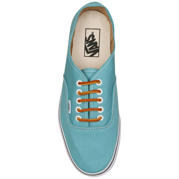 Vans Authentic Brushed Twill Trainer Porcelain True White Allsole
