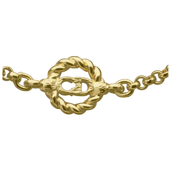 Susan Caplan Vintage Christian Dior Gold Plated Chain Bracelet