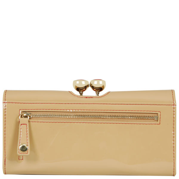 Ted Baker Flat Top Bobble Matinee Purse Beige