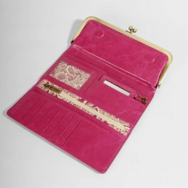 Hobo Rachel Wallet - Fuchsia