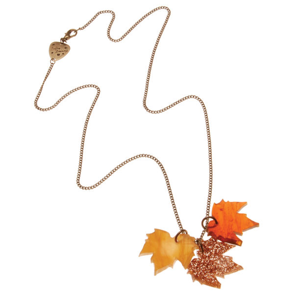 Tatty Devine Fallen Leaves Triple Pendant