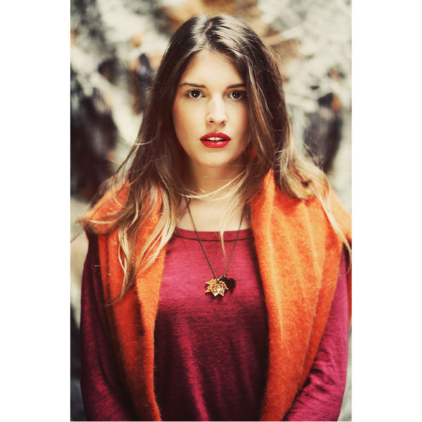 Tatty Devine Fallen Leaves Triple Pendant