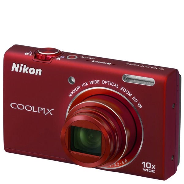 Nikon Coolpix S6200 Compact Digital Camera - Red (16MP, 10x