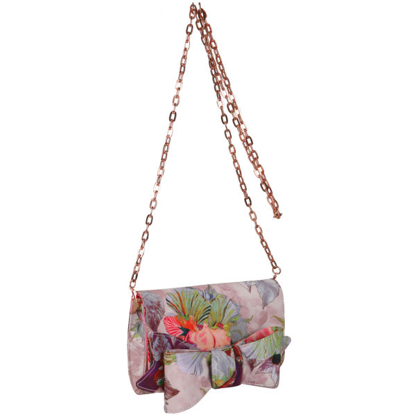 Ted baker pale pink clutch bag top