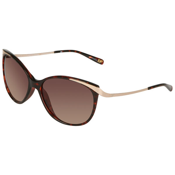 Diane von Furstenberg Lindsay Oversized Sunglasses - Dark Tortoise