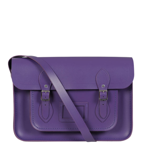 The Cambridge Satchel Company 14 Inch Leather Satchel - Purple