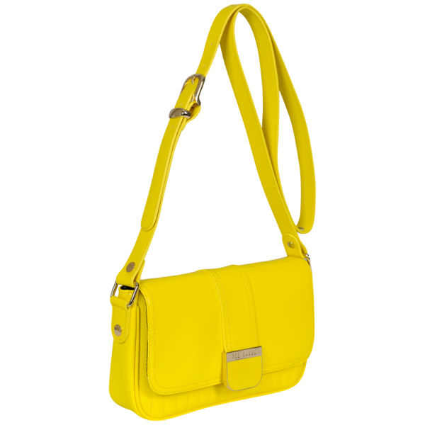 Ted Baker Skapari Quilted Enamel Cross Body bag - Bright Yellow