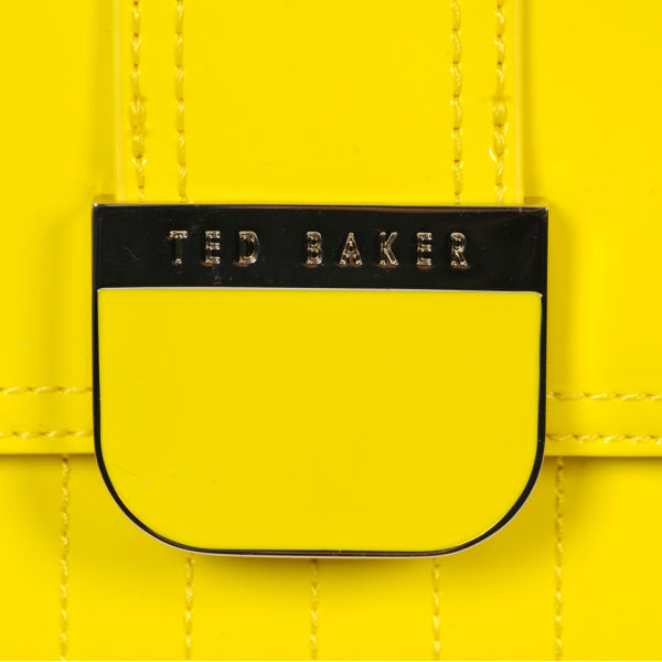 Ted Baker Skapari Quilted Enamel Cross Body bag - Bright Yellow