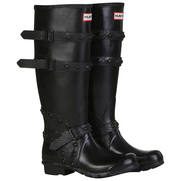 Black outlet festival wellies