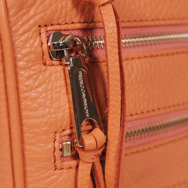 Rebecca Minkoff Mini 5 Zip Shoulder Bag - Coral