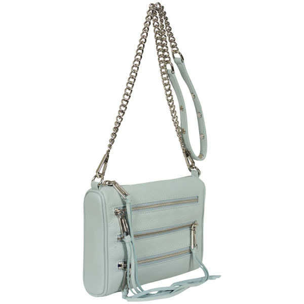 Rebecca Minkoff Mini 5 Zip Shoulder Bag - Baby Blue