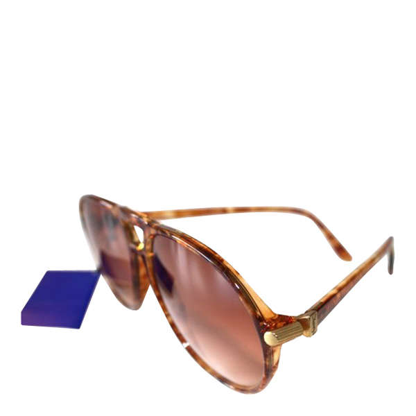 Rare Vintage Yves Saint Laurent Plastic Aviator Sunglasses
