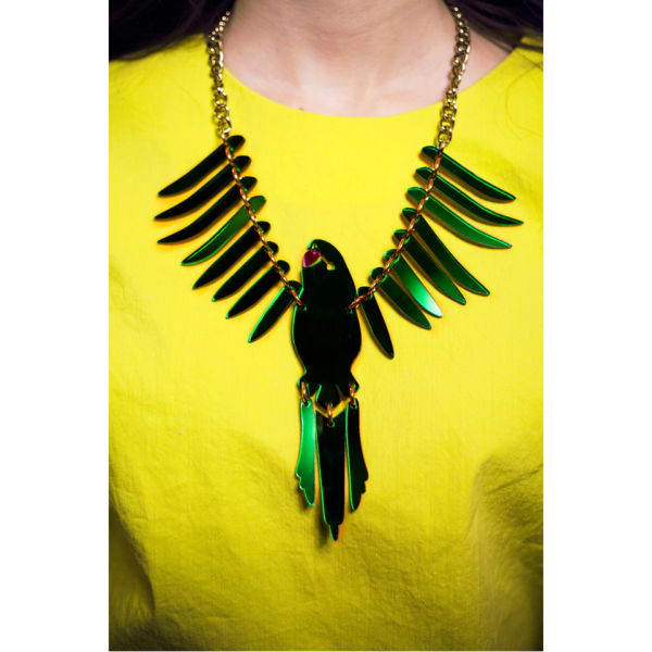 Tatty Devine Parakeet Large Necklace