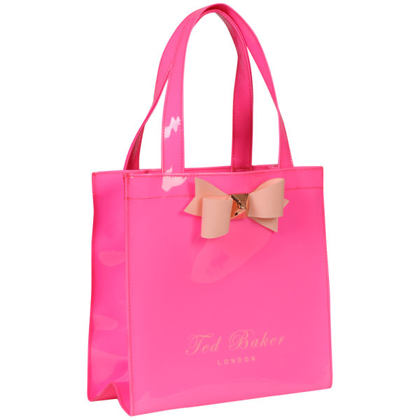 Ted Baker Lilcon Small Bow Shopper Icon Bag Bright Pink
