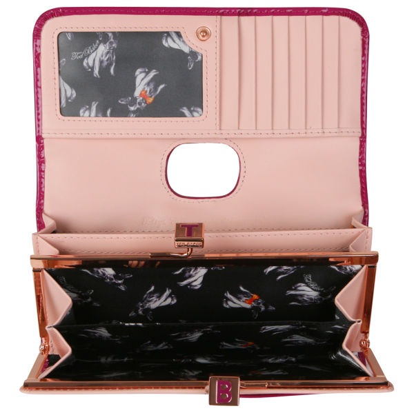 Ted Baker Rika TB Enamel Bobble Matinee Purse - Deep pink