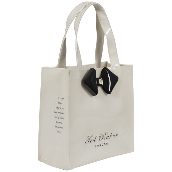 Ted Baker Tinycon Small Bow Icon Bag - Natural