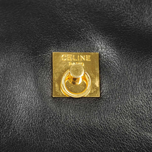 Celine Vintage Leather Frame Clutch Bag