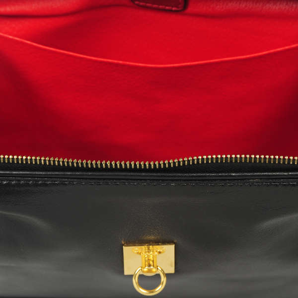 Celine Vintage Leather Frame Clutch Bag