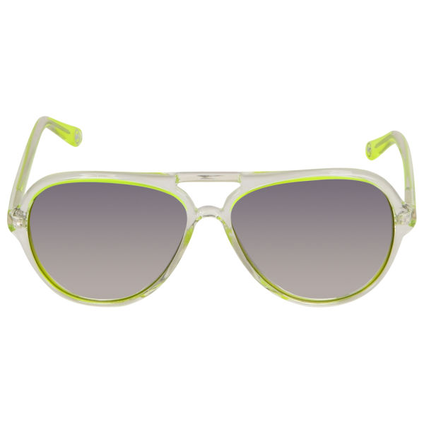 MICHAEL MICHAEL KORS Women's Caicos Clear Plastic Style Sunglasses - Yellow