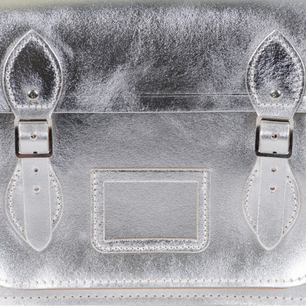 The Cambridge Satchel Company 13 Inch Leather Satchel - Silver 
