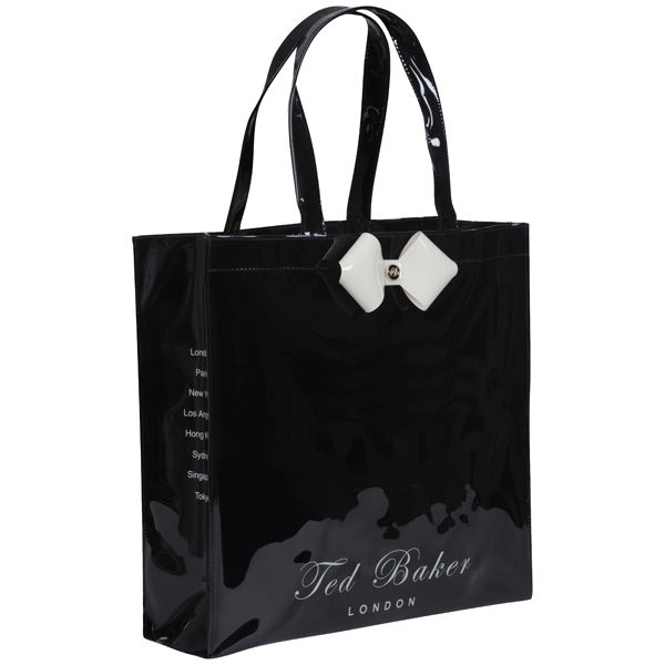 Ted Baker Tiecon Tied Bow Shopper Ikon Bag - Black