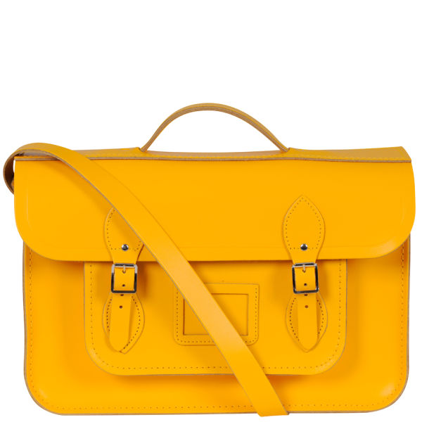 The Cambridge Satchel Company 15 Inch Leather Batchel Yellow