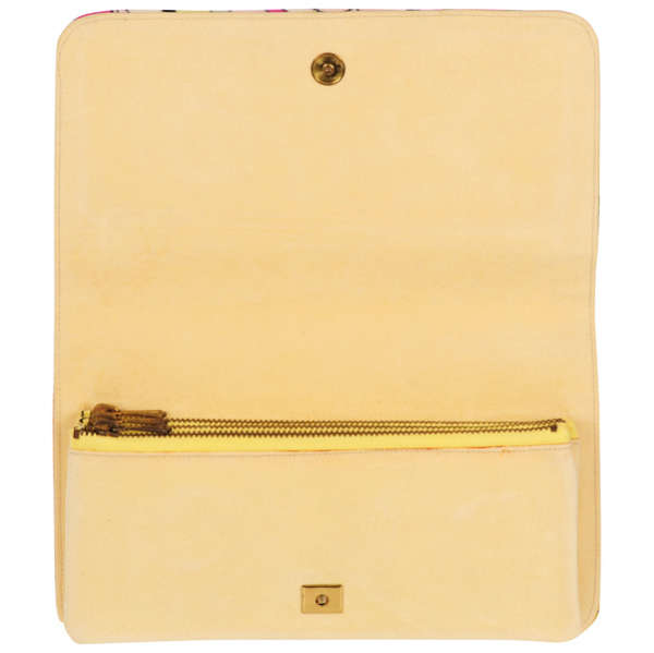 Emilio Pucci Vintage Print Velvet Clutch Bag