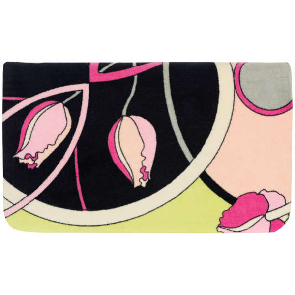 Emilio Pucci Vintage Print Velvet Clutch Bag