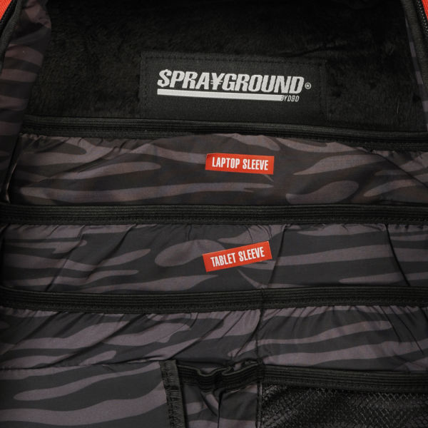 Sprayground Hello My Name Is Deluxe Backpack - Red