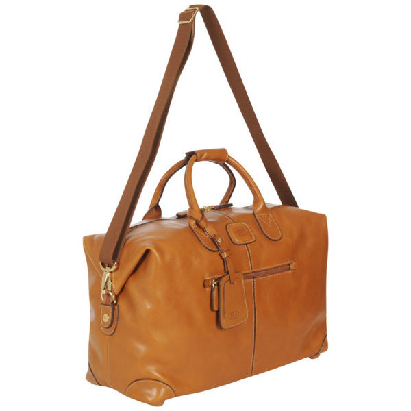 Bric's Life Pelle Small Holdall - Tan