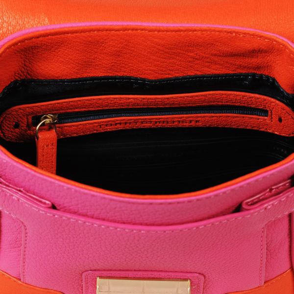 Tommy Hilfiger Women's Fleur Small Satchel - Red/Orange