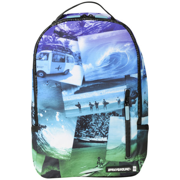 Sprayground Jack English Surf Deluxe Backpack - Blue/Green