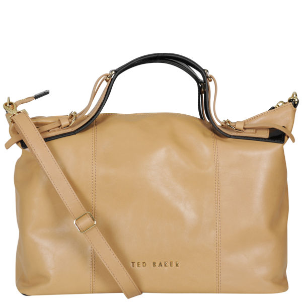 Ted Baker Alum Leather Tote Bag Tan