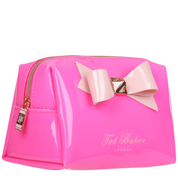 Ted Baker Kalipso Small Bow Washbag - Bright Pink