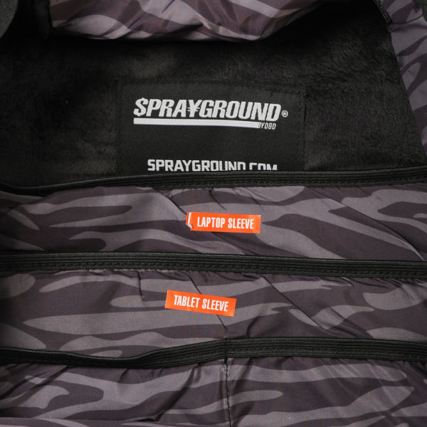 Sprayground Camo Hello My Name Is Deluxe Backpack - Green/Camo