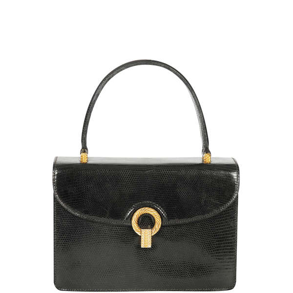 Gucci Vintage Leather Kelly Style Grab Bag