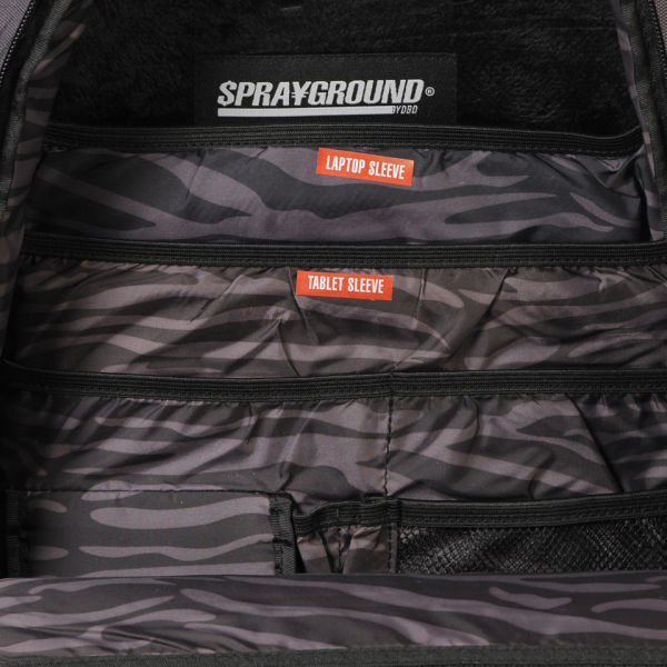 Sprayground Samurai Deluxe Backpack - Black/White