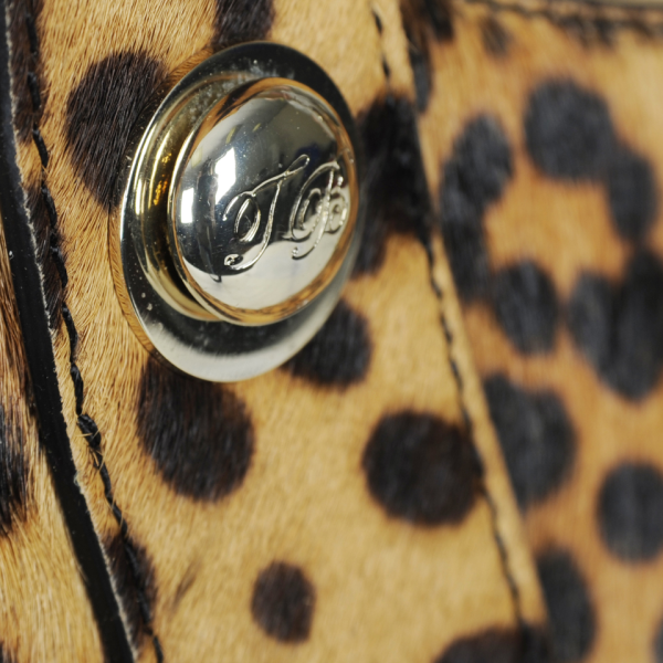 Ted Baker Camu Leopard Print Pony Long Handle Shopper - Light Brown