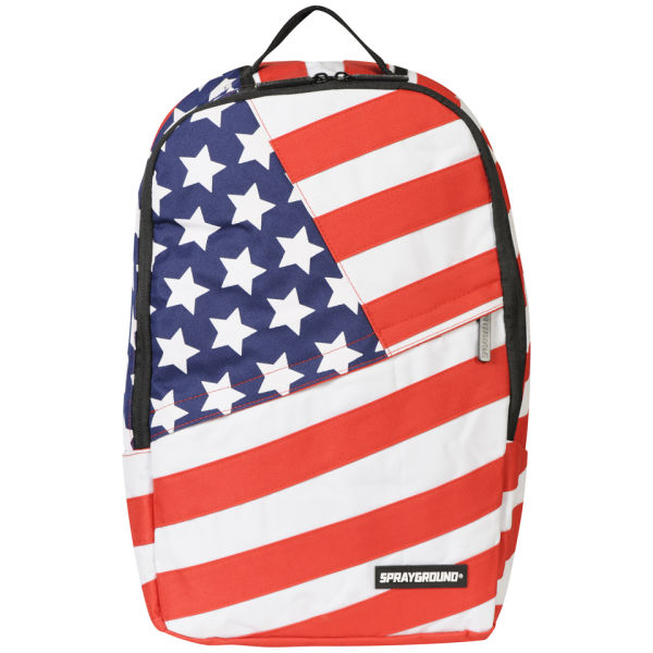 Sprayground USA Deluxe Backpack - Red/Blue/White