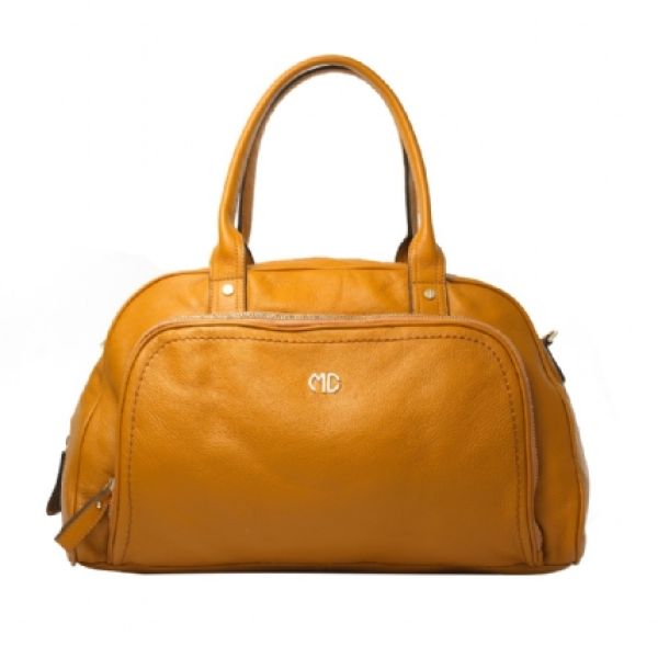 Maria Cala Bowling Bag - Light Tan