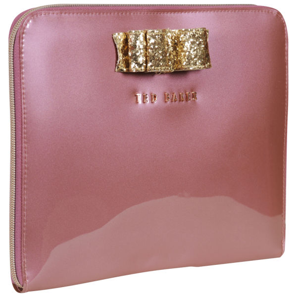 Ted Baker Padcon Glitter Bow iPad Case Rose Gold